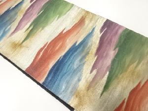 アンティーク　霞模様織出し袋帯（材料）